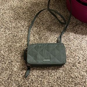 Vera Bradley Women's Performance Twill RFID All in One Crossbody Bag